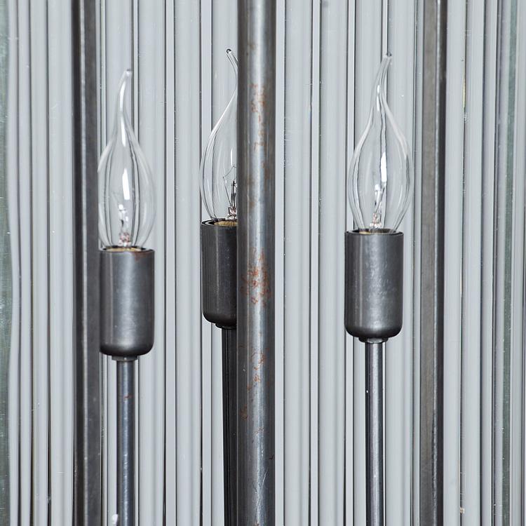 Низкий напольный хрустальный светильник Род Rod Floor Lamp Short