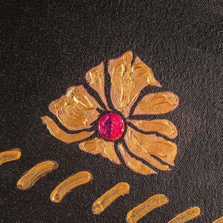 Картина акрилом на холсте Барон Бигль Canvas Acrylic Painting Baron Beagle