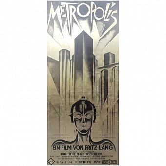 Metropolis Gold Text Large