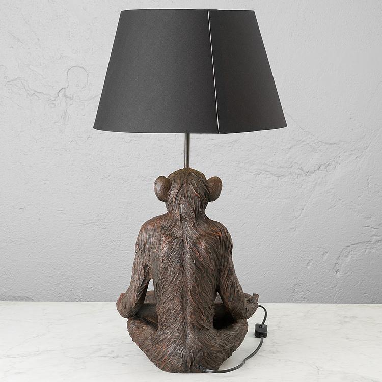 Настольная лампа с абажуром Обезьяна с блюдом Monkey Tray Lamp With Shade
