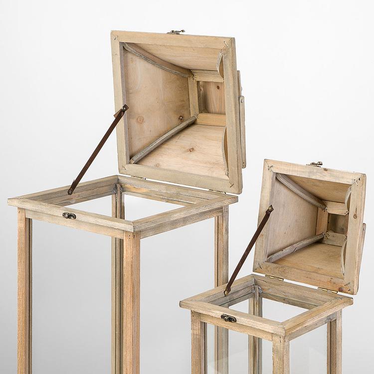 Набор из двух подсвечников-фонарей Ивона Set Of 2 Garden Candle Lanterns Ivona