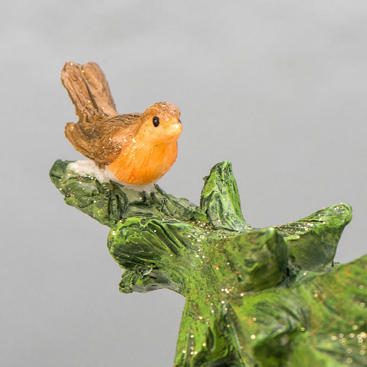 Статуэтка Рождественские зайцы с ёлками Xmas Rabbits With Trees 30 cm