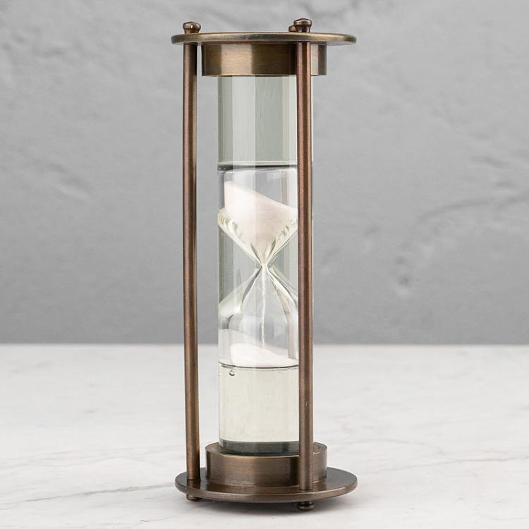 Декоративные песочные часы 2 Minutes Sandtimer Nickel Patina