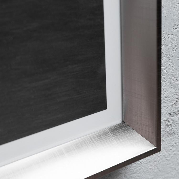 Фото-принт триптих в серебристой раме Мерседес Set Of 3 Mercedes Gull Wing, Pewter Frame