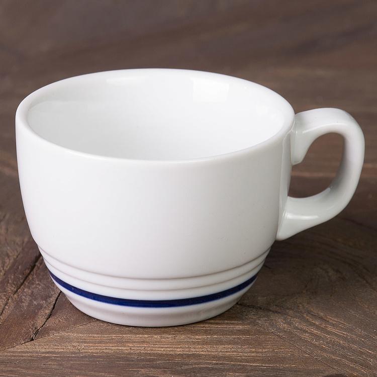 Чайная пара Синяя полоска Filo Blue Tea Cup And Saucer