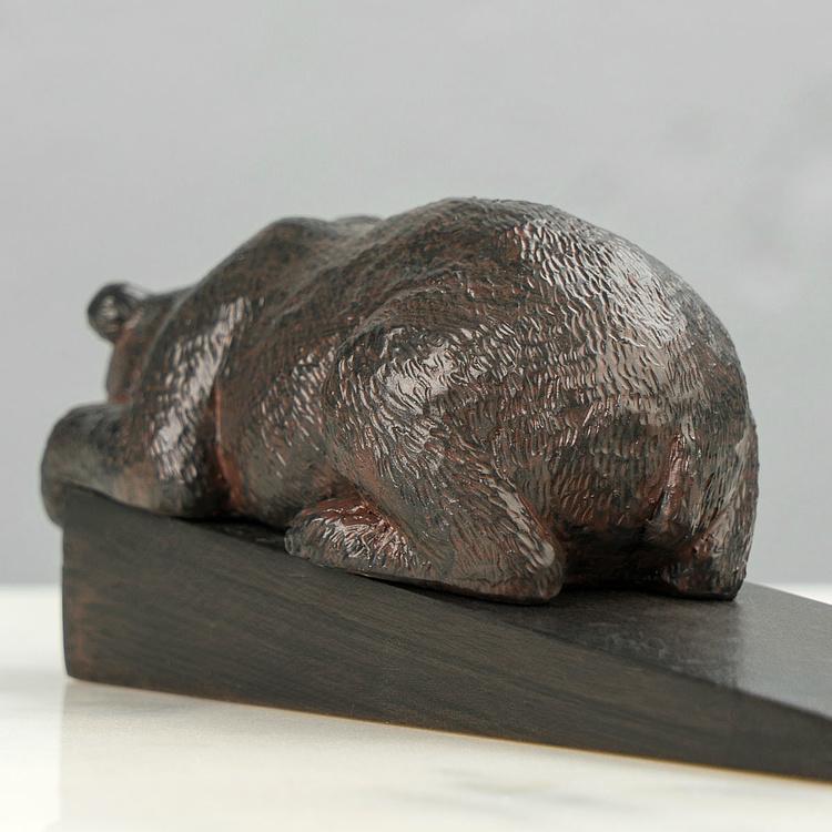 Ограничитель для двери Бурый медведь Bear Door Stopper