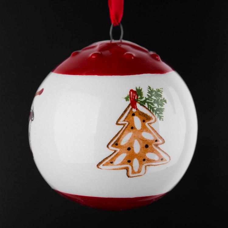 Набор из трёх ёлочных игрушек Колокольчик, сапог и шар Set Of 3 Bell/Sock/Ball 7 cm