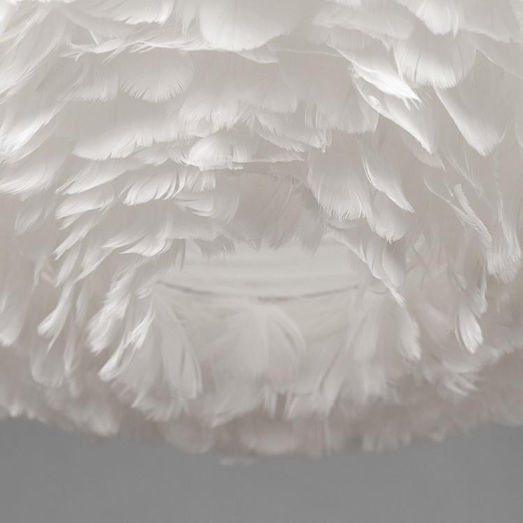 Подвесной светильник Эос на белом проводе, XL Eos Hanging Lamp With White Cord Extra Large