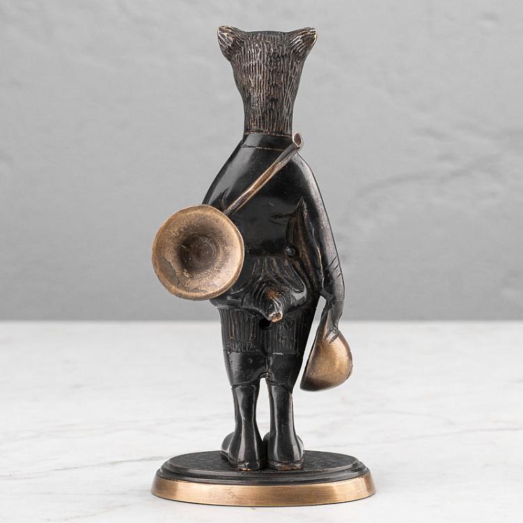 Статуэтка Барсук с горном Badger With Cor