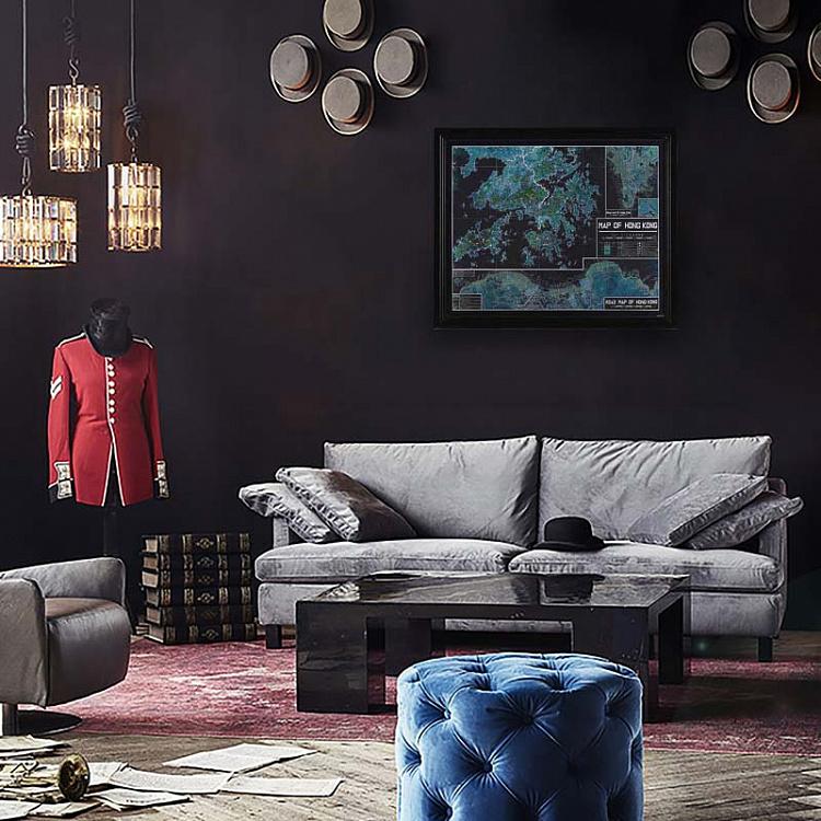 Арт-объект Карта Гонконга Savoy Maps Hong Kong