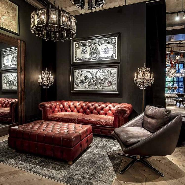 Картина-принт Серебряный сертификат Электричество Silver Certificate Electricity Art