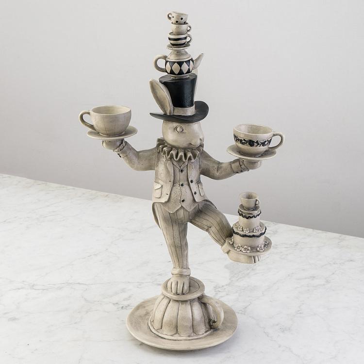 Статуэтка кролика из сказки Алиса в Стране чудес Alice Rabbit Deco Figurine