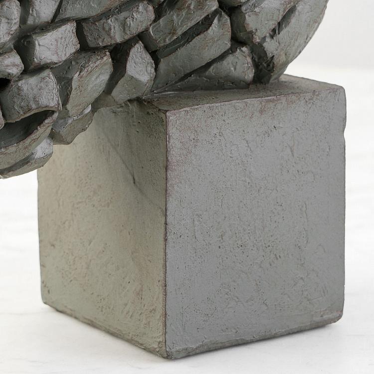 Статуэтка Бюст носорога с эффектом треснувшей земли Rhinoceros Cracked Earth Effect Bust