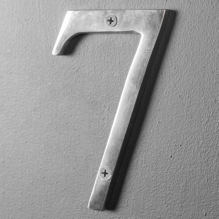 Металлическая цифра 7 Number 7
