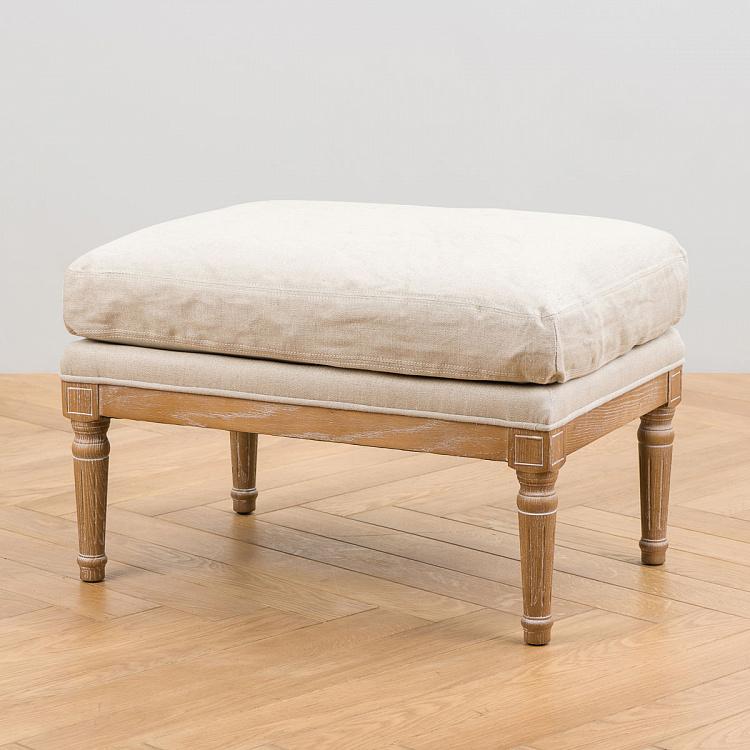 Банкетка Джон, песочные ножки John Footstool, Oak Sandwashed