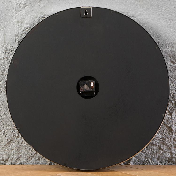 Настенные стальные часы Баухаус Grey Background Modern Wall Clock