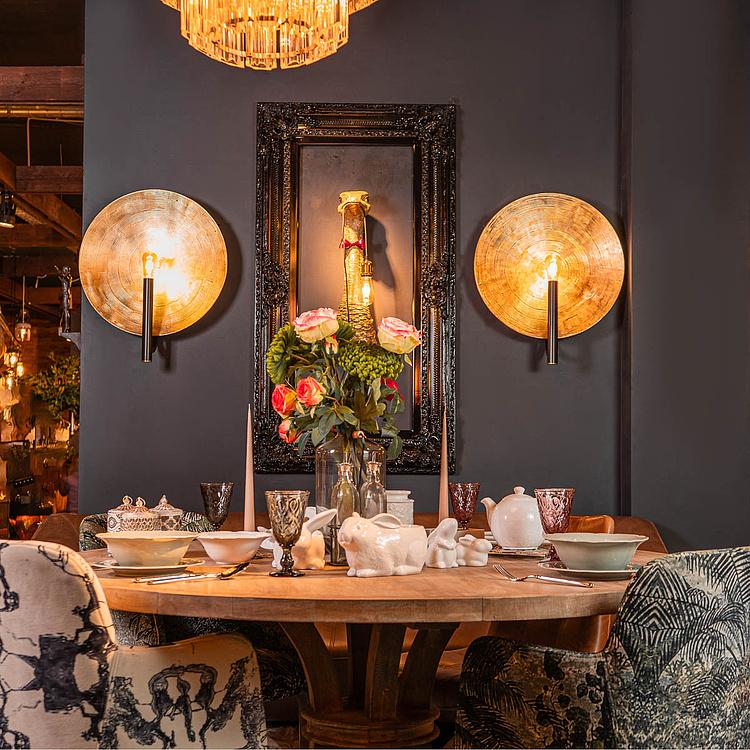 Бра Золотой страус Франц Иосиф Wall Lamp Golden Ostrich Franz Josef