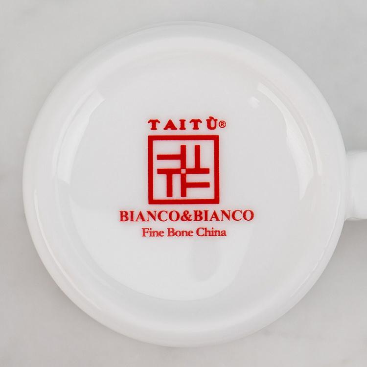 Кофейная пара Белое на Белом Bianco And Bianco Coffee Cup And Saucer