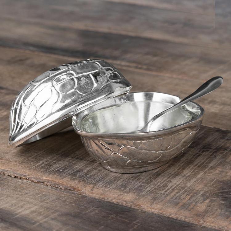 Ёмкость для джема или икры с ложкой Jam Pot With Glass And Spoon