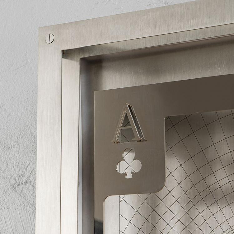 Арт-объект с подсветкой Туз Треф  Hustle Ace Of Clubs