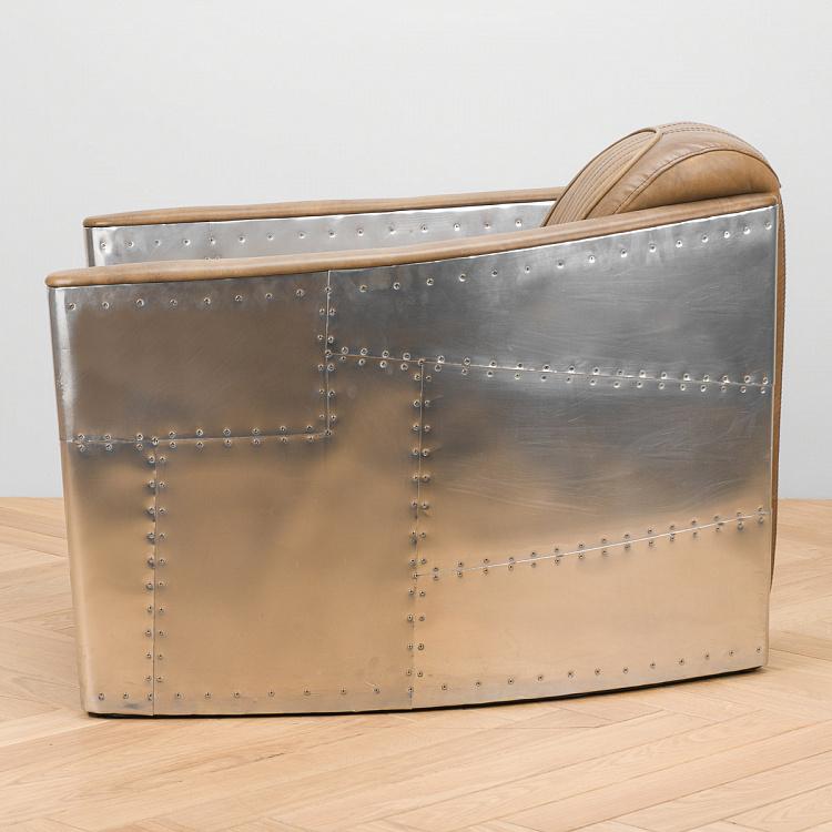 Кресло Авиатор Томкэт, металлическая отделка Aviator Tomcat Chair, Spitfire