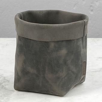 Leather Storage Basket