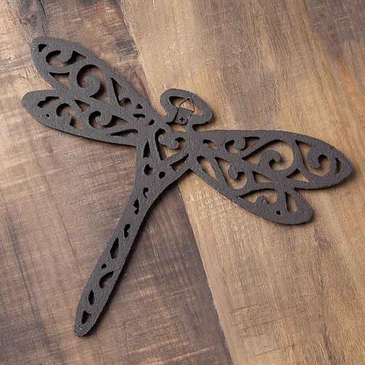 Настенное металлическое украшение Ажурная стрекоза Libellule Murale Metal Ajoure