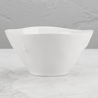 Abeille Ceramic Ecru Salad Bowl