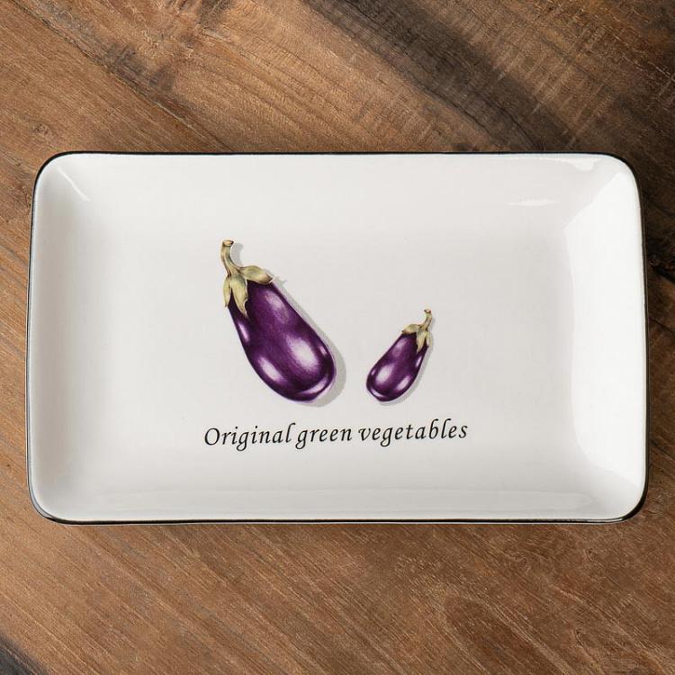 Сервировочное блюдо Баклажан Salad Dish Eggplant Large