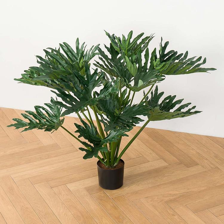 Искусственный кустовой филодендрон Селло Мидл Sello Middle Philodendron Bush 95 cm