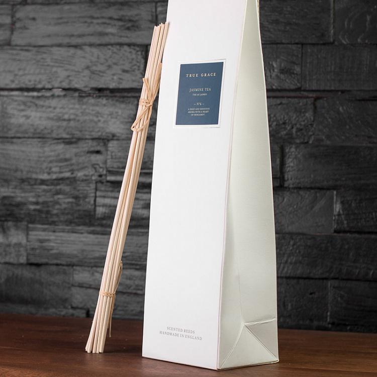 Аромадиффузор набор (палочки, жидкость в бутылочке) Жасминовый Чай, 200 мл Small Reed Diffuser Jasmine Tea 200 ml