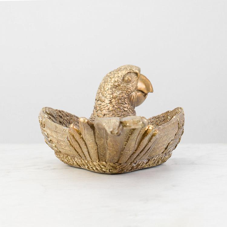 Подставка для мелочей и украшений Золотистый попугай Golden Parrot Tray Large