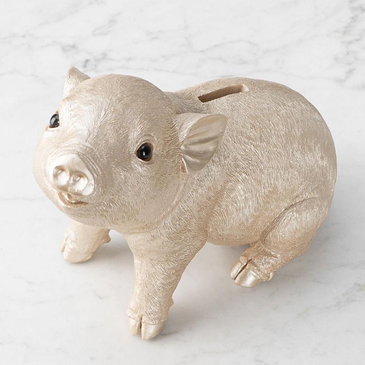 Копилка Золотой поросёнок Piggy Bank Rose Gold