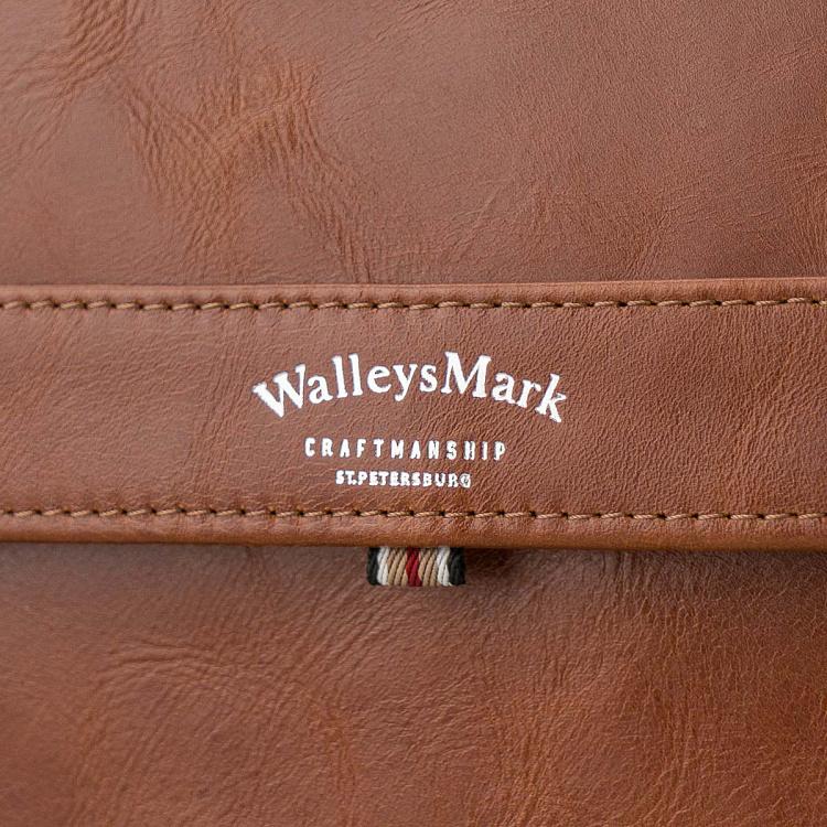 Кожаная мужская сумка-портфель Мессенджер Satchel Messenger Bag