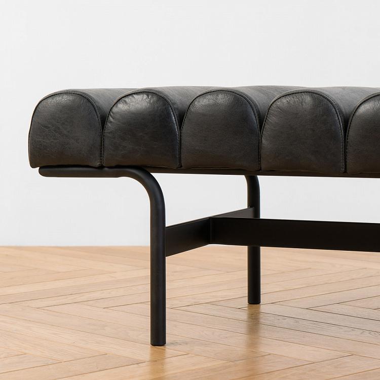 Банкетка Люксемург Luxemburg Ottoman, Black Matt Metal RM