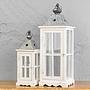 Набор из 2-х подсвечников Set Of 2 Enclosed Square Lanterns Evelyn