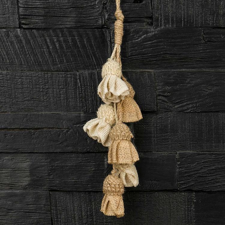 Новогодняя подвеска Цветы Flower Pendant 22 cm