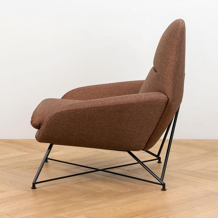 Кресло Кораллина, чёрные ножки Corallina Armchair, Antracite Steel