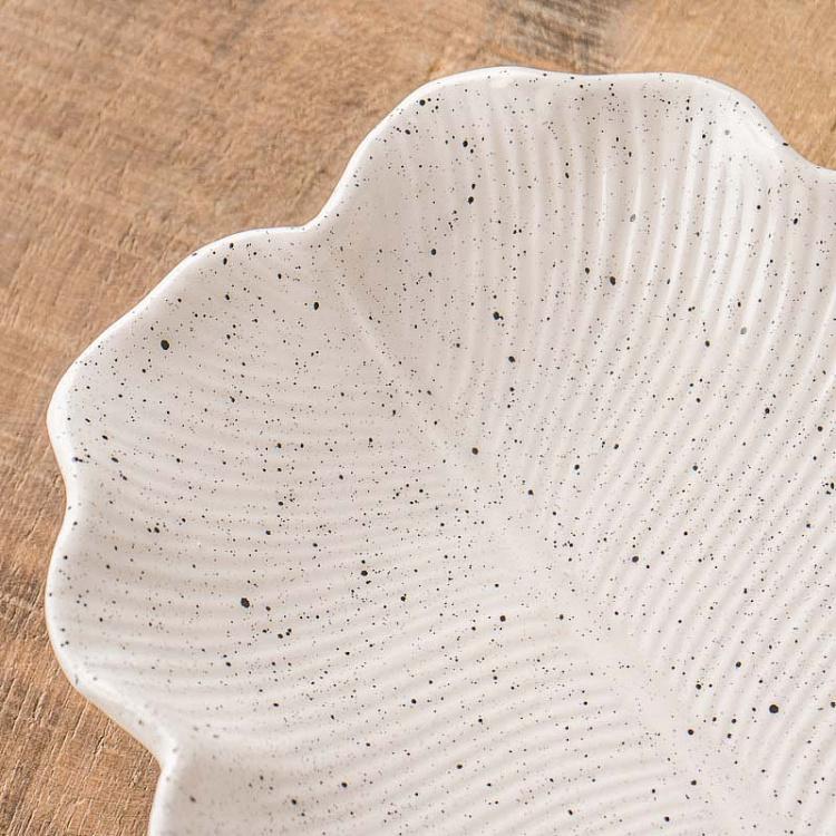 Волнистое сервировочное блюдо-лист Зельда Zelda Plate Leaf Wavy