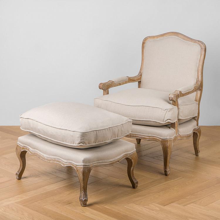 Кресло Мари, песочные ножки Marie Armchair, Oak Sandwashed
