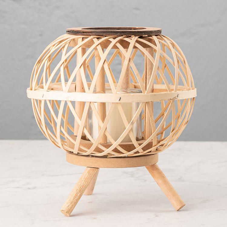 Круглый подсвечник на треноге Lantern Tripod Round