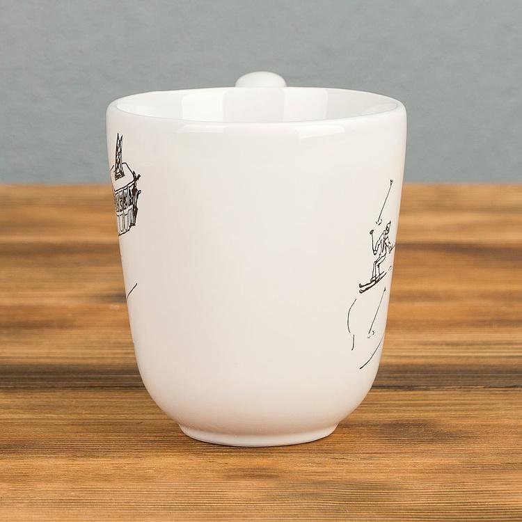 Набор из трёх кружек Горнолыжное путешествие Set Of 3 Mugs Ski Trip