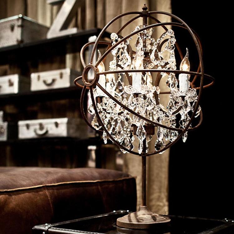 Настольная лампа Кристалл с гироскопом Gyro Crystal Table Lamp