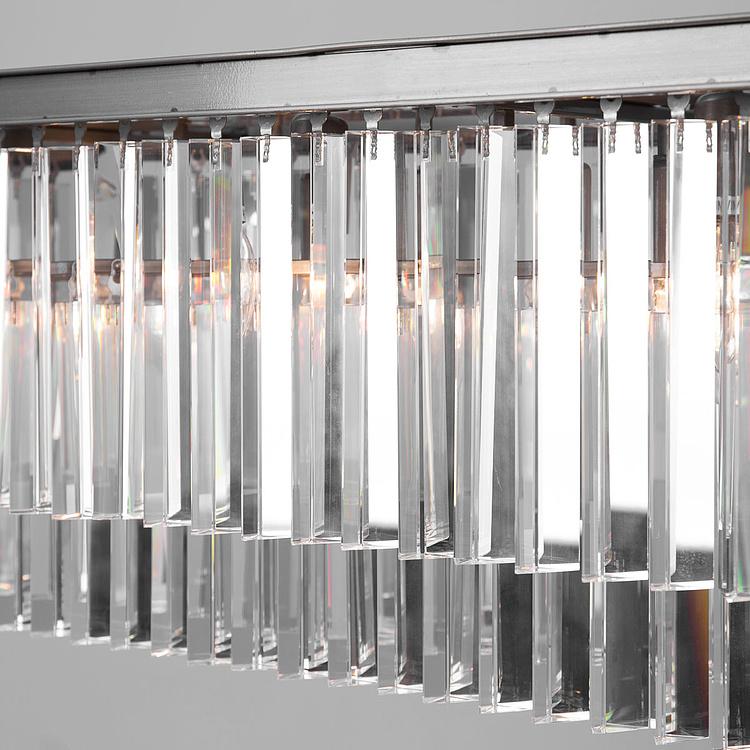 Прямоугольная люстра Одеон, M Odeon Rectangular Chandelier Medium