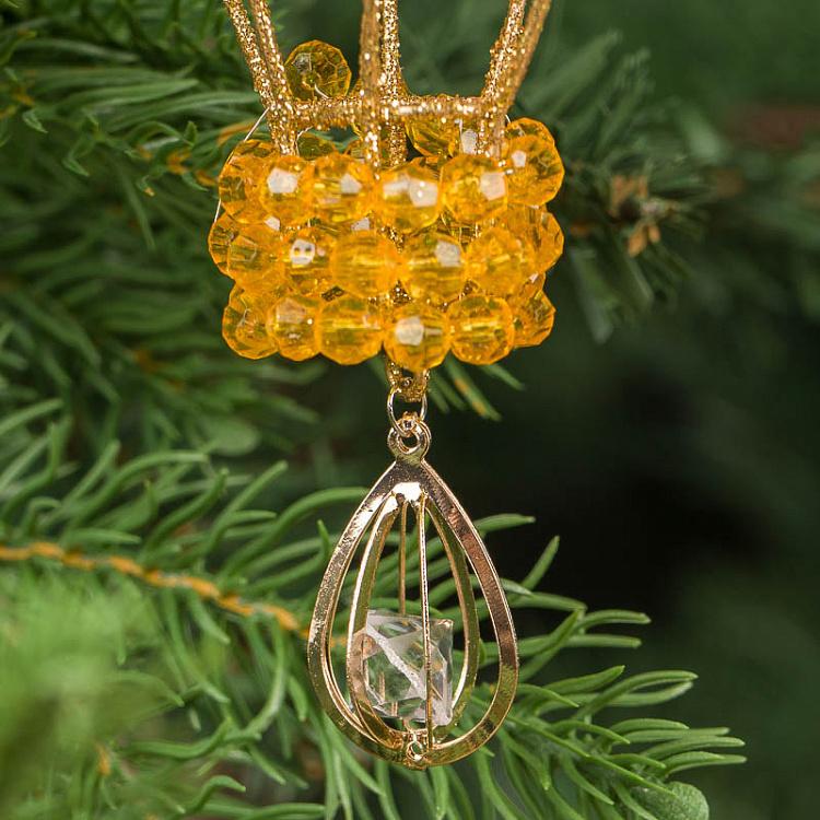 Набор из двух ёлочных игрушек Воздушные шары Set Of 2 Hot Air Balloons 17 cm