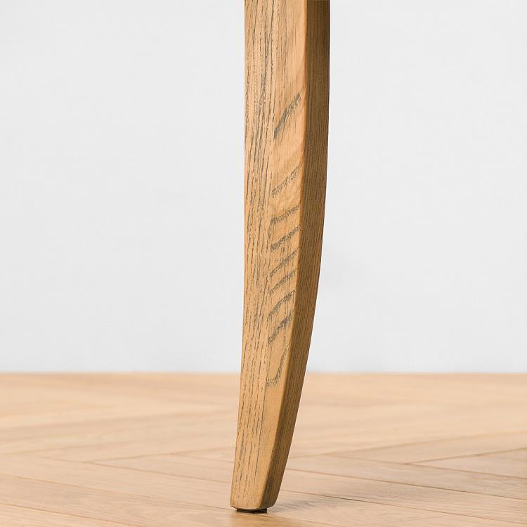 Стул Ньюпорт с подлокотниками, светлые ножки Newport Dining Chair, Oak Brown