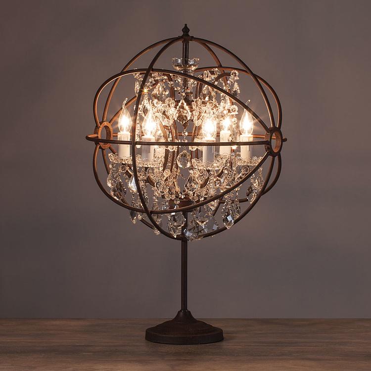 Настольная лампа Кристалл с гироскопом Gyro Crystal Table Lamp