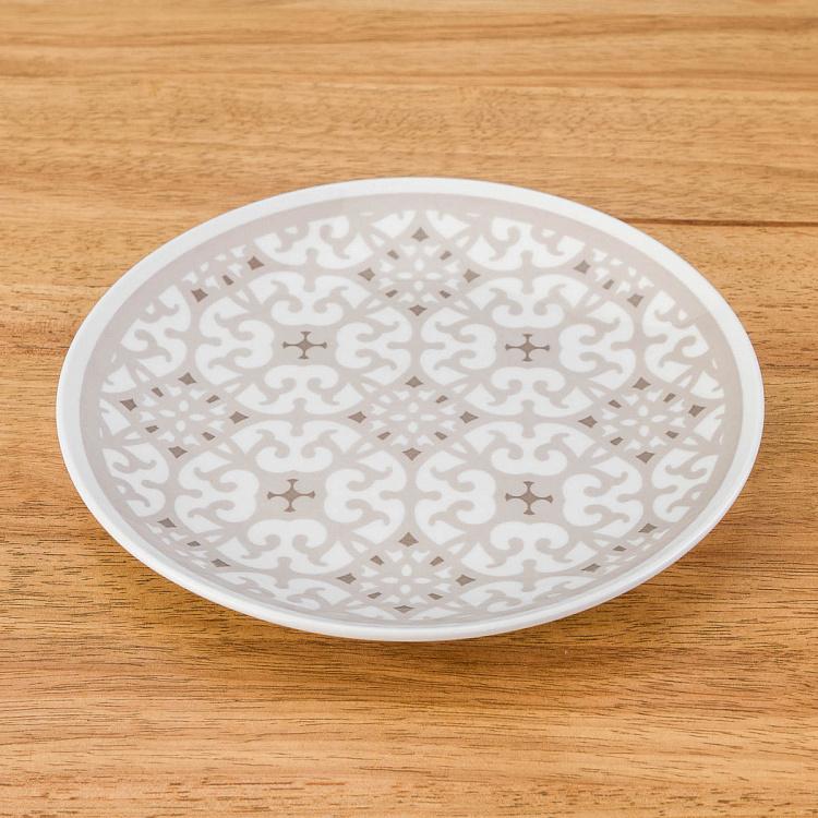 Набор из трёх тарелок Коричневая луна Set Of 3 Plates Moon Brown