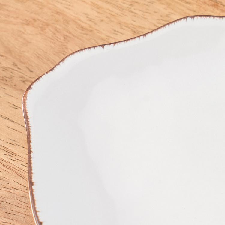 Белое сервировочное блюдо Рыбка Дори, S Dory Fish Plate Small White