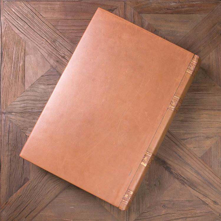 Гостевая записная книга Бленхейм в коже Винтаж Тэн Blenheim Book, Vintage Tan